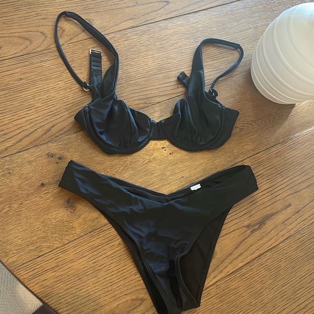 Abercrombie black bikini